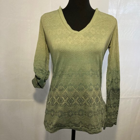 Athleta Olive Green Lightweight Long Sleeve Hoodie Women's Size Medium - Picture 4 of 13
